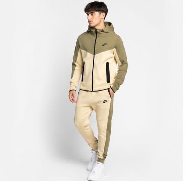 Conjunto Nike Tech para caballero al por mayor en Colombia — chaqueta y pantalon Tech Fleece desde $185.000 COP con envío a Cali, Bogotá y Medellín