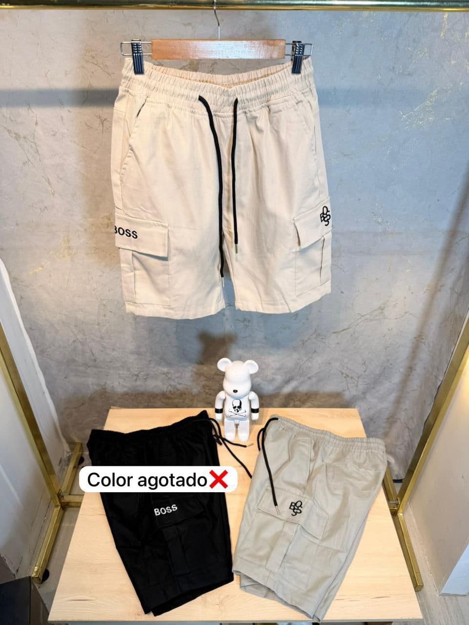 Bermuda drill Calvin Klein al por mayor Colombia 2026 — Slim Drill Shorts desde $48.000 COP margen 104% — Kikluxe mayorista dropshipping Bogotá Medellín Cali Barranquilla 24-48h