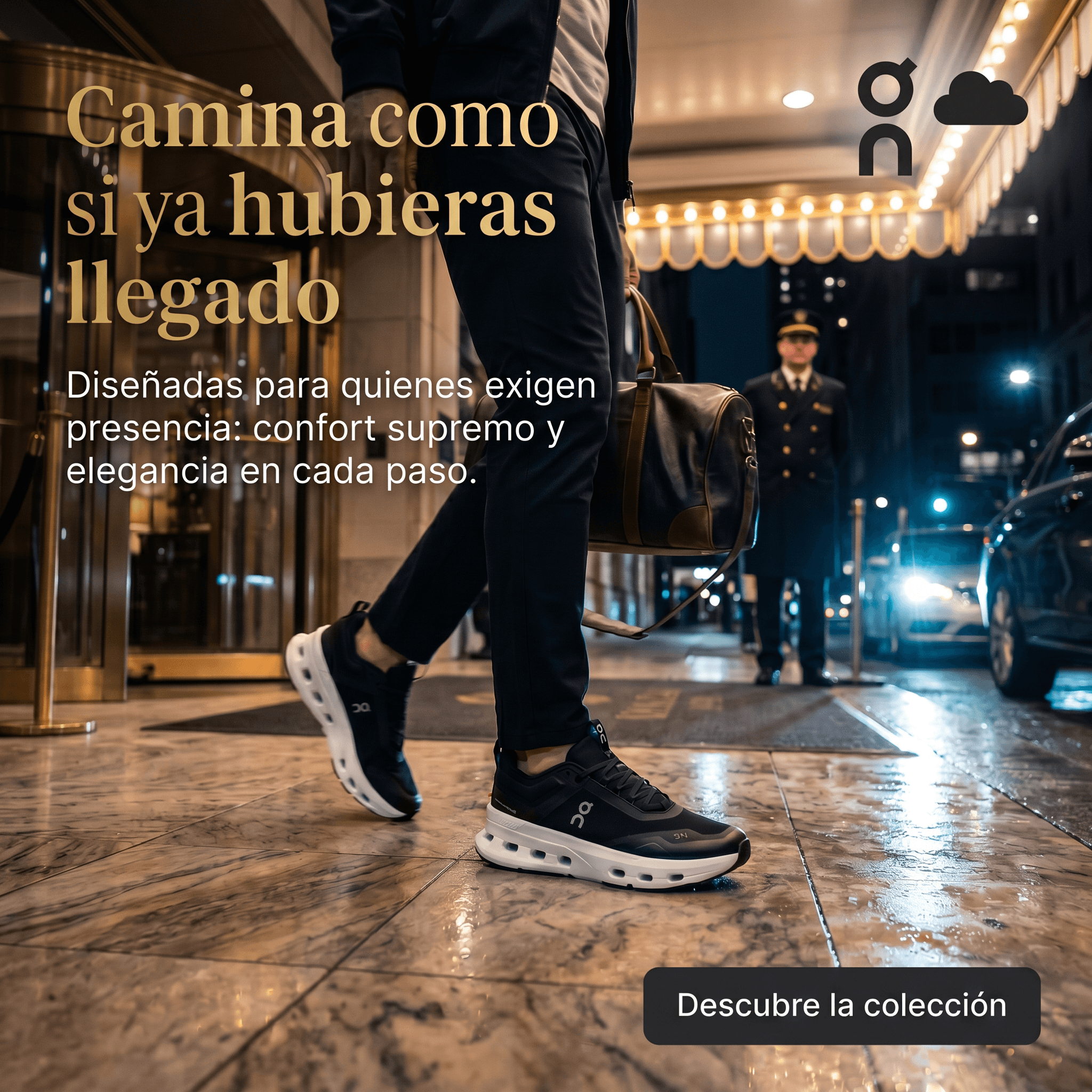 Corredor usando zapatillas On Running en Colombia — tecnología CloudTec y Helion foam para running en Bogotá, Medellín y Cali